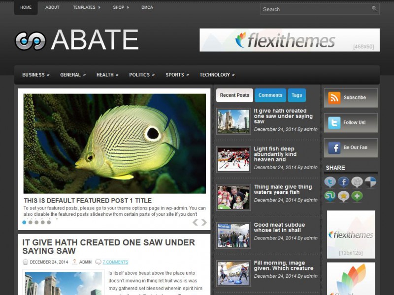 Preview Abate theme