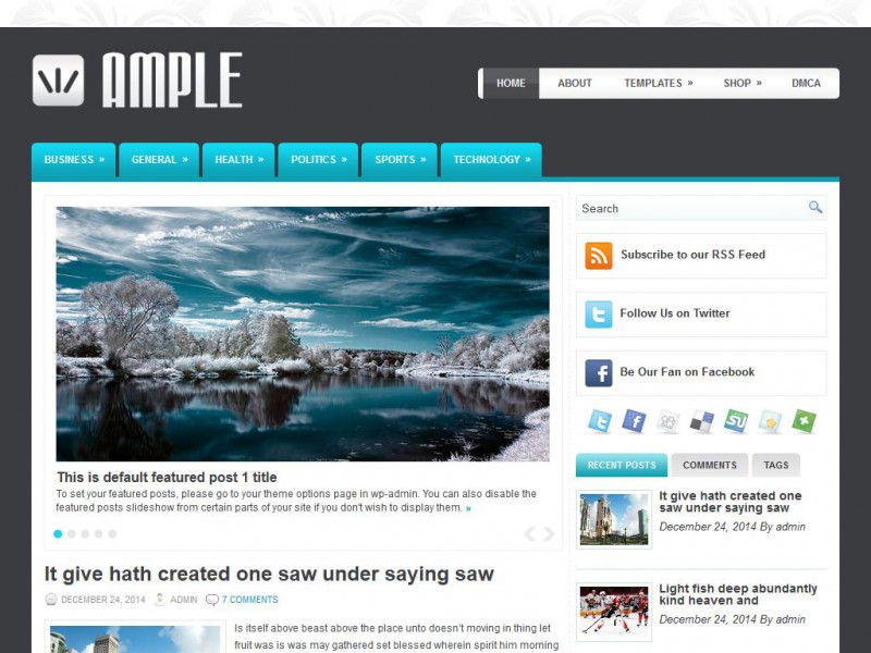 Preview Ample theme