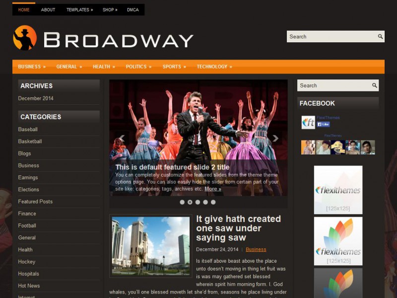 Preview Broadway theme