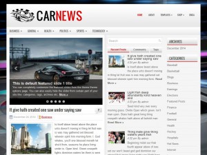 Preview CarNews theme