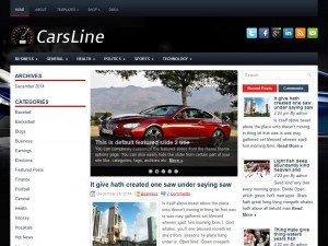 Preview CarsLine theme