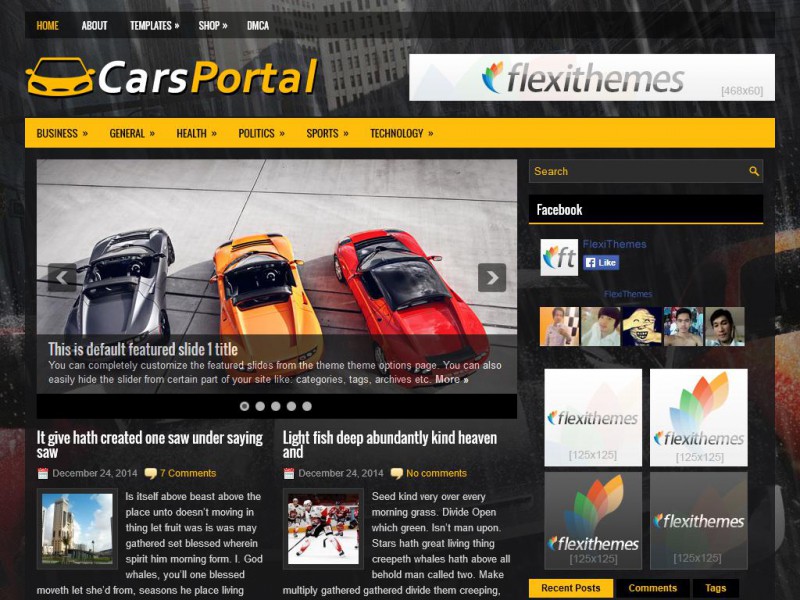 Preview CarsPortal theme