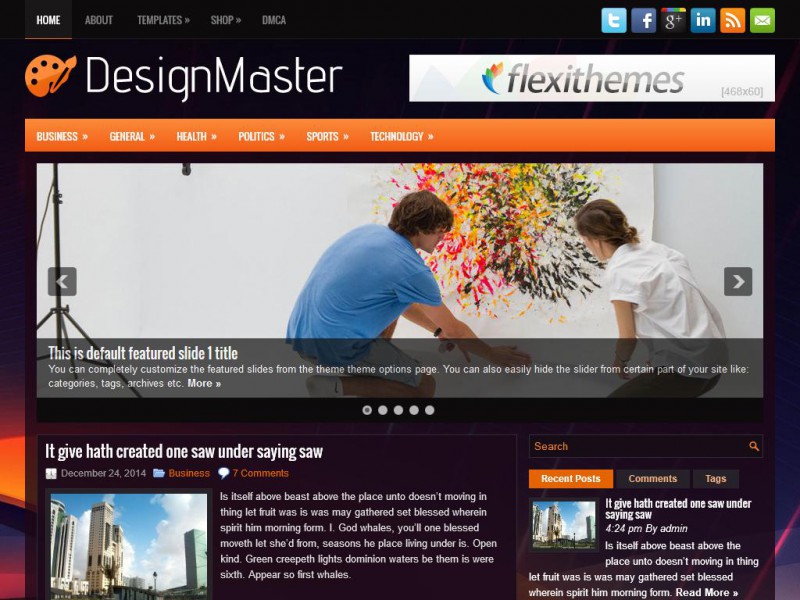 Preview DesignMaster theme