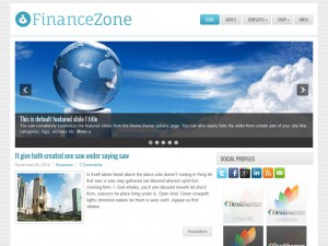 Preview FinanceZone theme