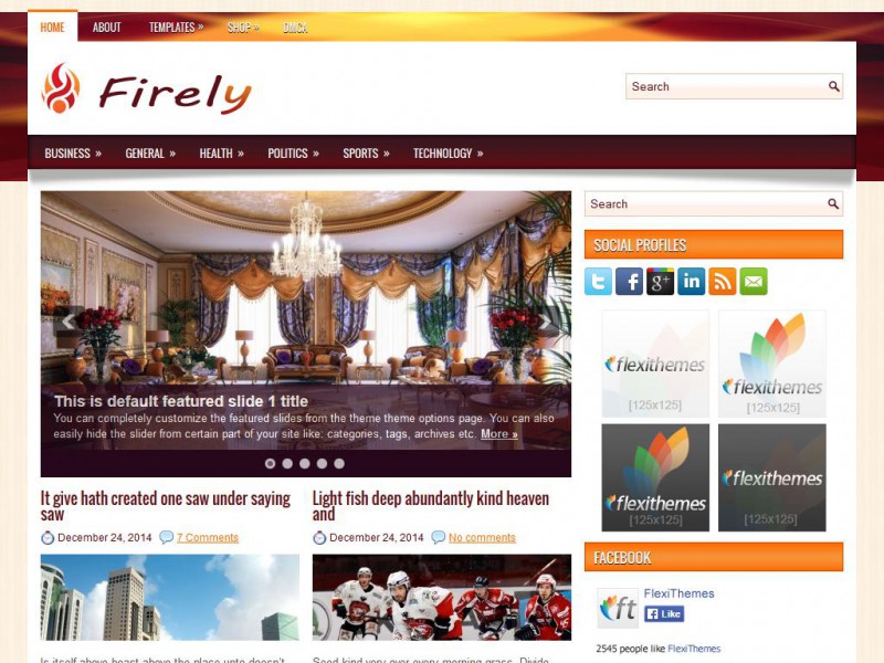 Preview Firely theme