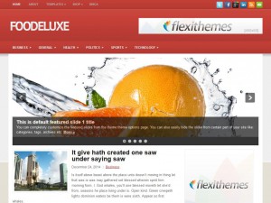 Preview FooDeluxe theme