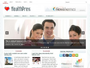 Preview HealthPress theme