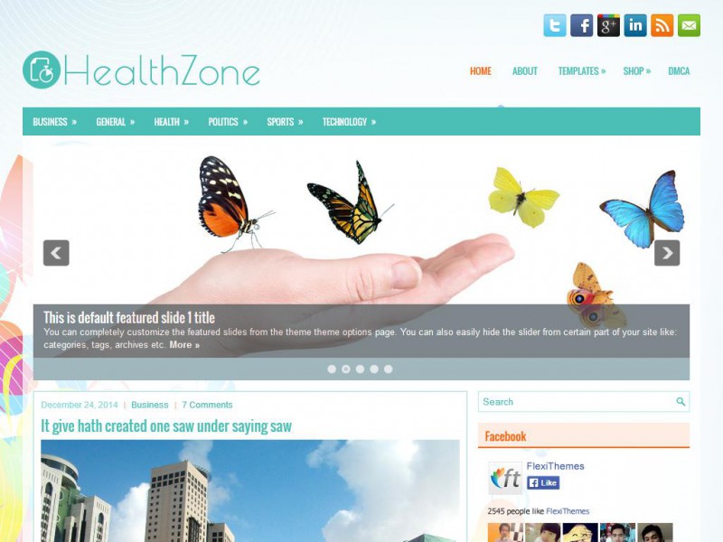 Preview HealthZone theme