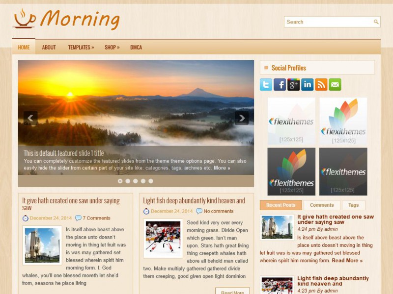 Preview Morning theme