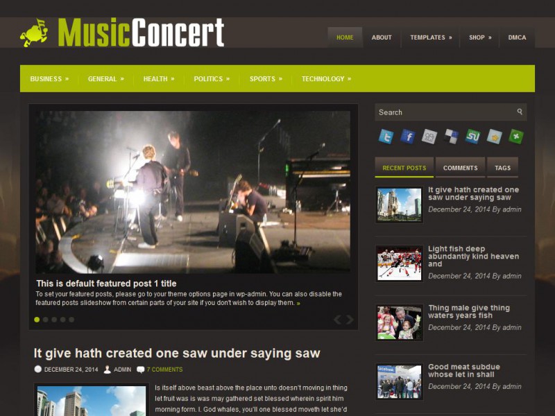 Preview MusicConcert theme