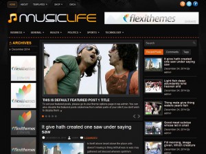 Preview MusicLife theme