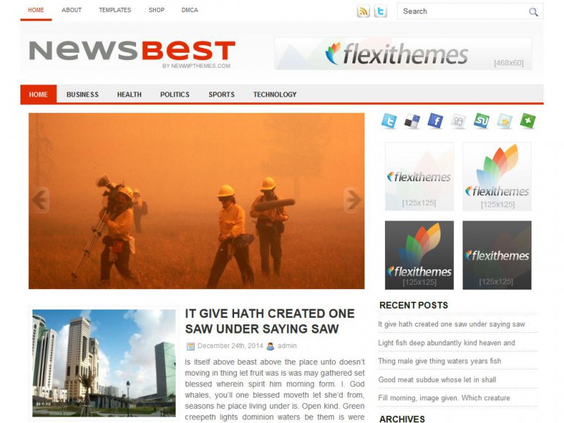 Preview NewsBest theme