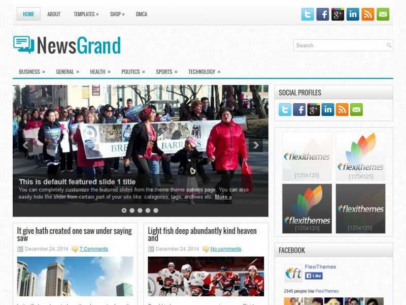 Preview NewsGrand theme