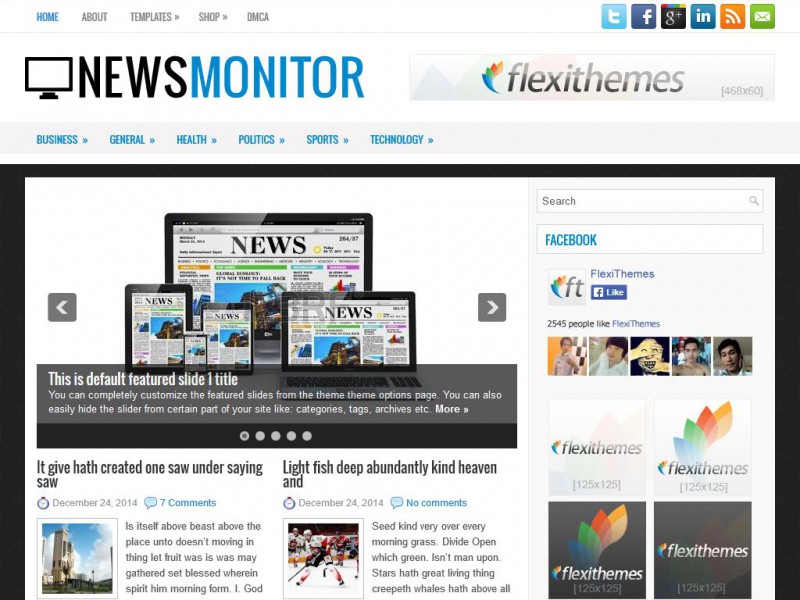Preview NewsMonitor theme
