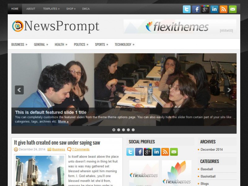 Preview NewsPrompt theme