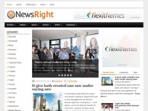 Preview NewsRight theme
