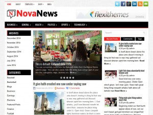 Preview NovaNews theme