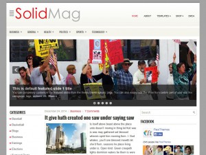 Preview SolidMag theme