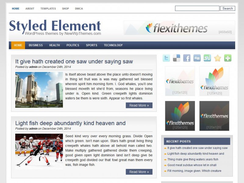 Preview StyledElement theme