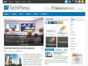 Preview TechPress theme