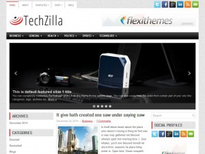 Preview TechZilla theme