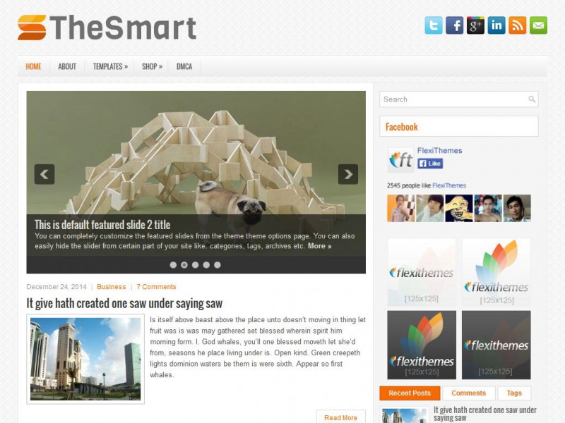 Preview TheSmart theme