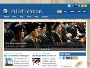 Preview UniEducation theme
