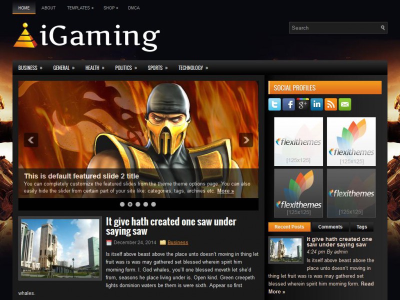 Preview iGaming theme