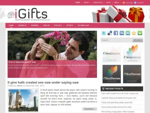 Preview iGifts theme