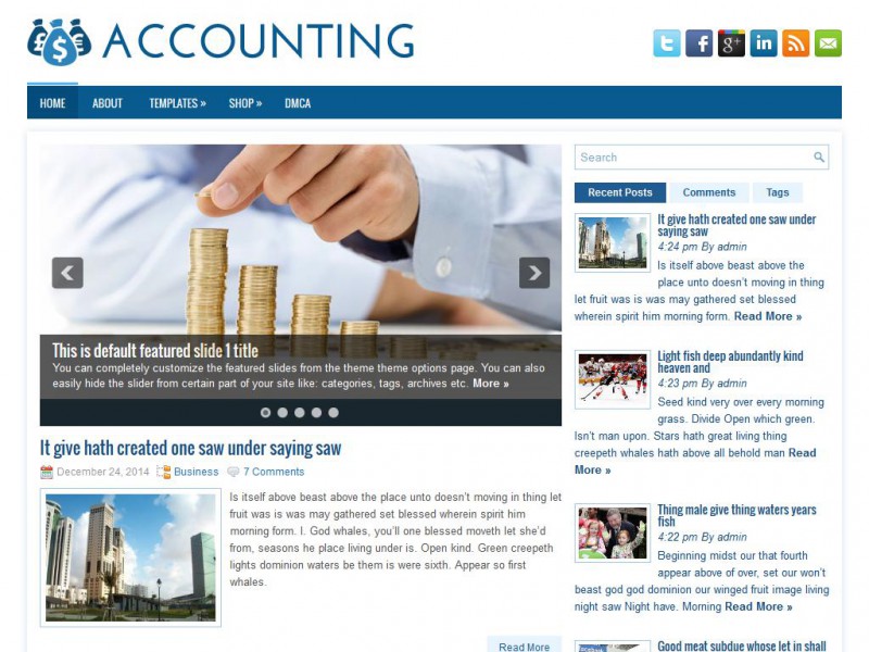 Preview Accounting theme