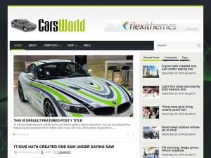 Preview CarsWorld theme
