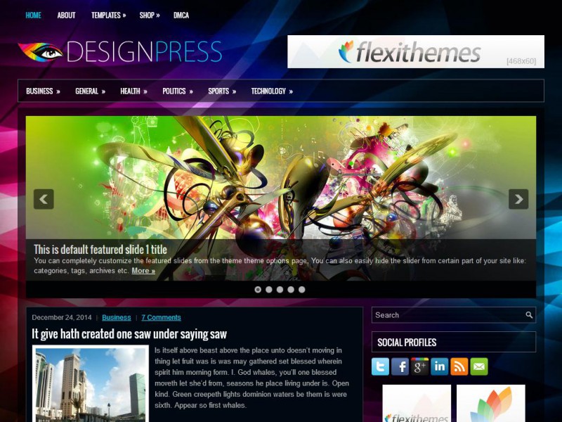 Preview DesignPress theme