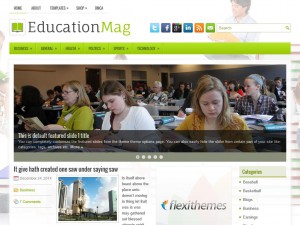 Preview EducationMag theme
