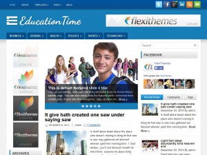 Preview EducationTime theme