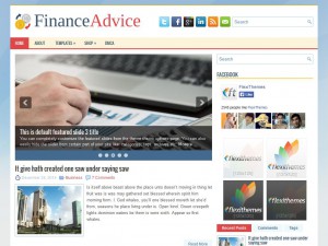 Preview FinanceAdvice theme