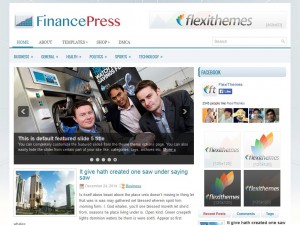 Preview FinancePress theme