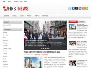 Preview FirstNews theme