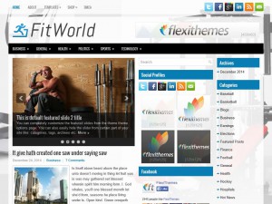 Preview FitWorld theme