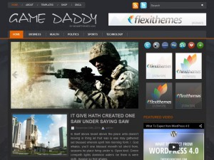 Preview GameDaddy theme