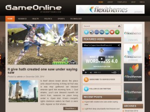 Preview GameOnline theme