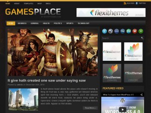 Preview GamesPlace theme