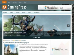 Preview GamingPress theme