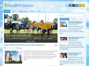 Preview HealthFitness theme