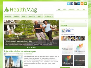 Preview HealthMag theme