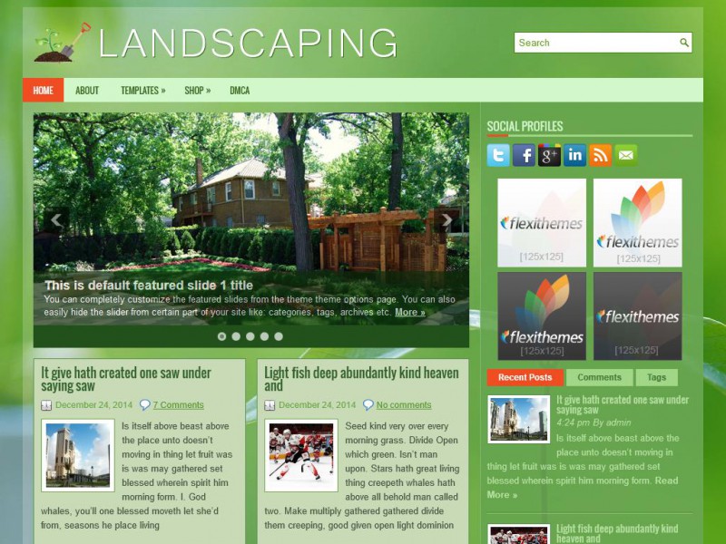 Preview Landscaping theme