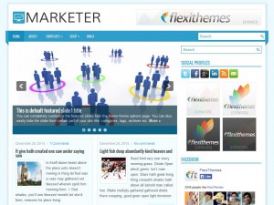 Preview Marketer theme