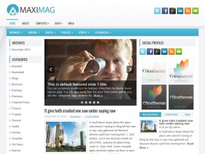 Preview MaxiMag theme
