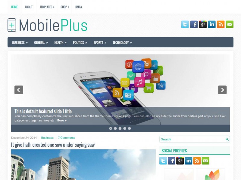 Preview MobilePlus theme