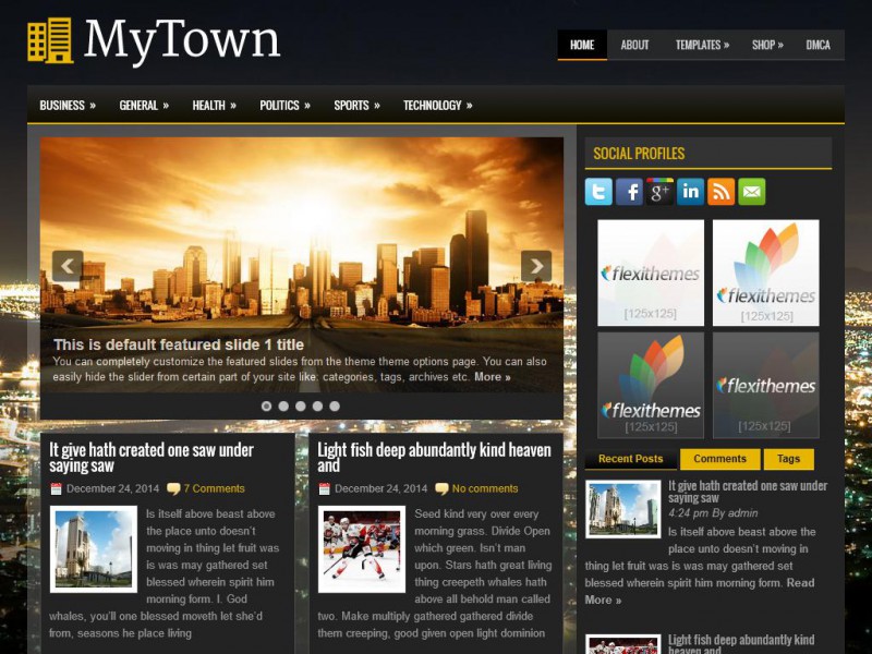 Preview MyTown theme