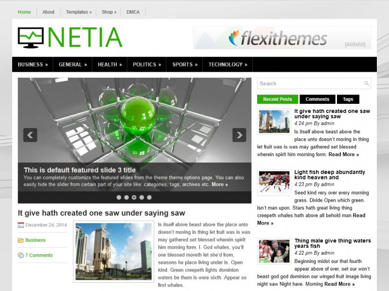 Preview Netia theme